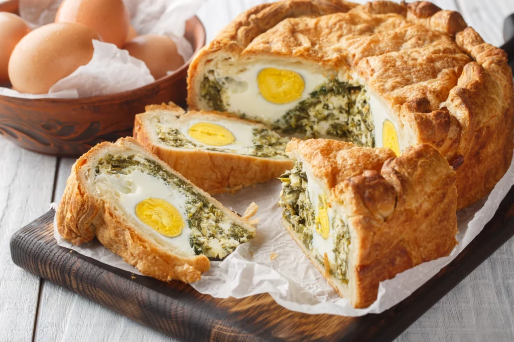 dom we Włoszech i torta pasqualina z Ligurii